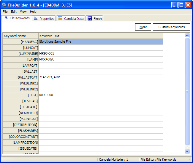 Photometrics Pro FileBuilder Addin Tool